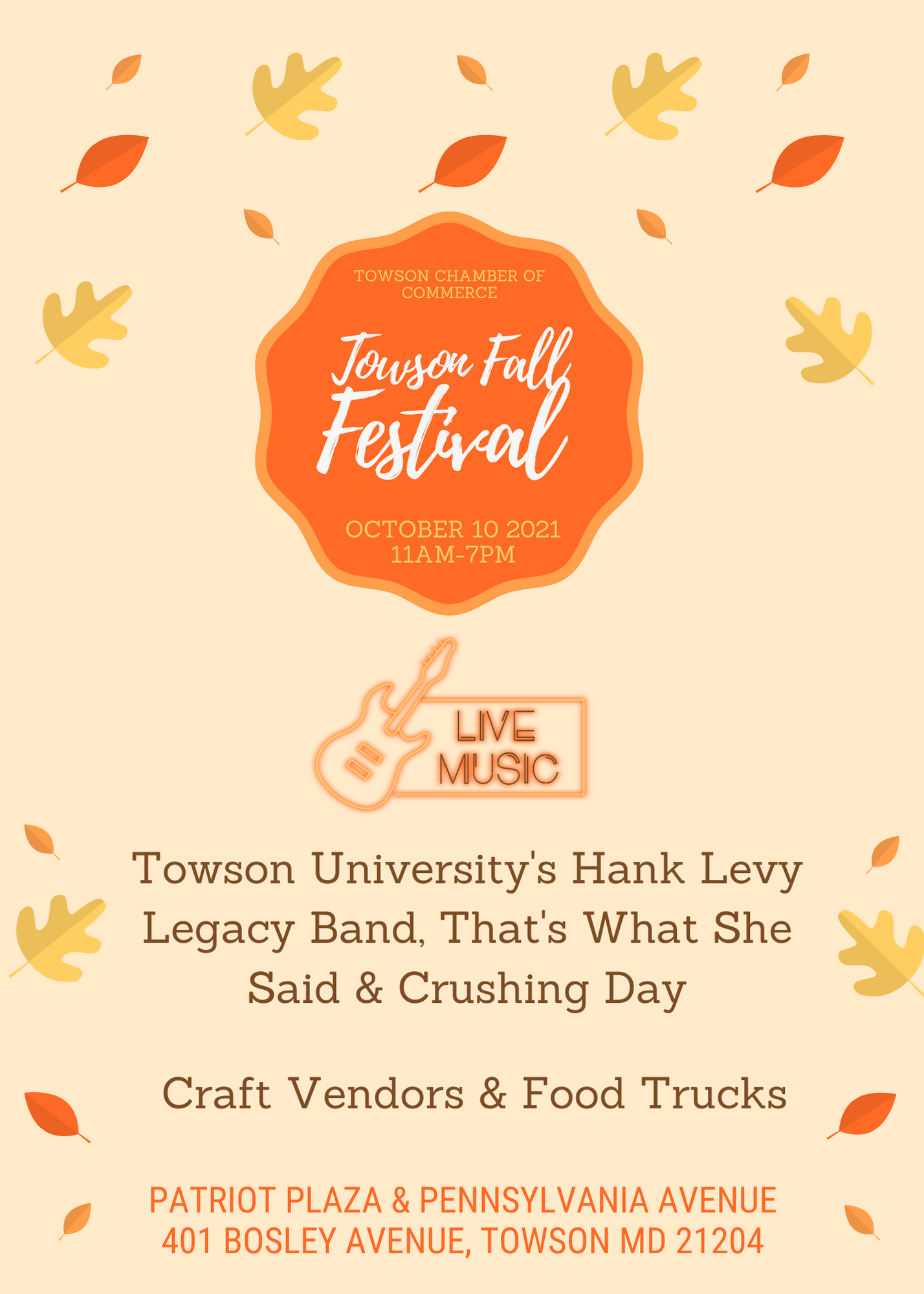 Towson Fall Festival 2024 Carena Muffin